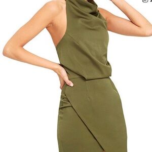 Elliatt Camo Asymmetrical Cocktail Dress size XS